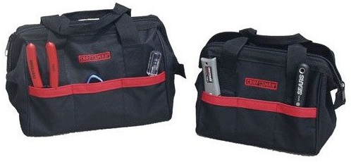 Craftsman Two-piece 12-Inch and 10-Inch Tool Bag Set