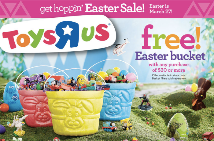 ToysRUs Easter Basket promo