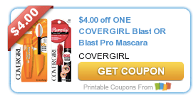 $4/1 CoverGirl Blast OR Blast Pro Mascara