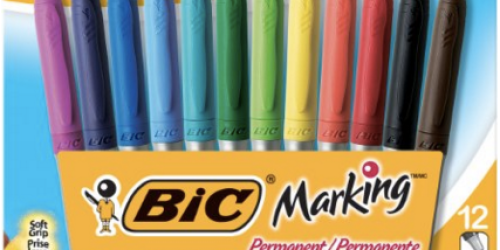 Amazon: BIC Permanent Marker Fashion Colors 12-Count Pack Only $3.99 & More