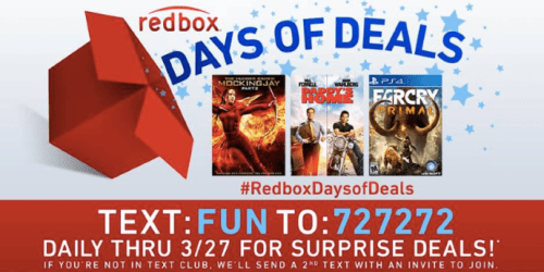 Redbox: 10 Days of Deals (Text Offers)