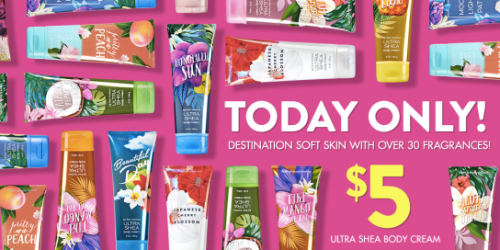 Bath & Body Works: Ultra Shea Body Cream $4.75 Shipped Today Only (Regularly $13)