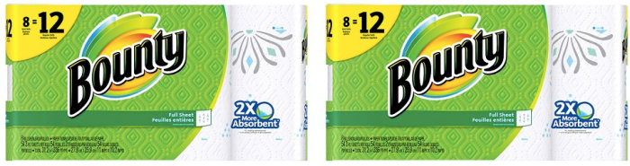 Bounty Paper Towels 8 Giant Rolls