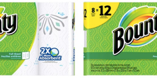 Target.com: Bounty Paper Towels Giant Rolls 87¢ Each Shipped (After Gift Card)