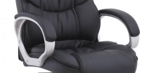 Executive High Back Leather Office Desk Chair Only $69.99 Shipped (Regularly $199.99)