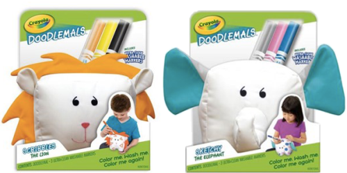 Amazon: Crayola Doodlemals Elephant AND Lion Sets w/ UltraClean Markers Only $4.76 Each