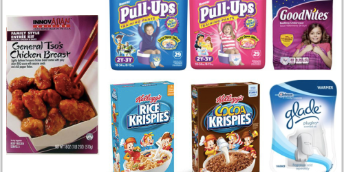 Top Coupons to Print Now (Pull-Ups, GoodNites, Glade, Kellogg’s & More)