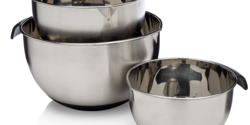 Amazon: Francois et Mimi Food Grade 3-Piece Stainless Steel Mixing Bowl Set Only $15.04