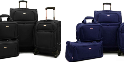 Samsonite 4 Piece Lightweight Luggage Set ONLY $99.99 Shipped