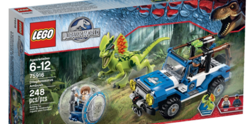 LEGO Jurassic World Dilophosaurus Ambush Building Kit ONLY $20.99 (Regularly $29.99)