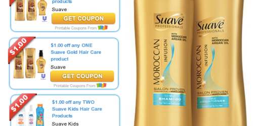 3 New Suave Hair Care Product Coupons = FREE Gold Hair Care at CVS Starting Sunday