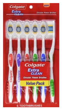 Colgate Toothbrushes 6 pack