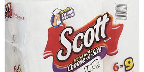 Kmart: Scott Paper Towels 6-Roll Pack Only $3.99 (Regularly $6.49)