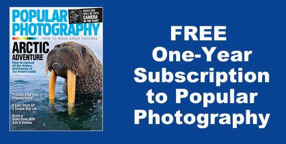 FREE Popular Photography Magazine Subscription