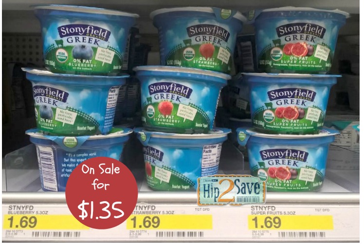 Target Stonyfield Greek Yogurt Only 46¢ Per Cup & More