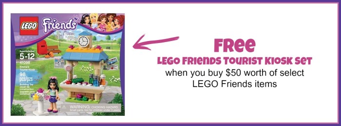 Target LEGO Friends Free Gift Offer