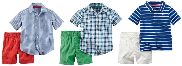 Toddler Boy Carter's Shirt & Short Sets