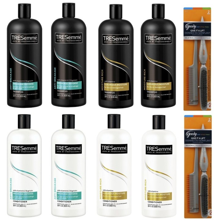 Target 8 TRESemme Hair Products AND 2 Goody Brush Sets Only 15.92 Shipped