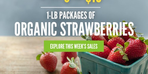 Whole Foods: Organic Strawberries 3 Pounds for $10 (+ Tulip Bunches 3/$12 This Weekend Only)
