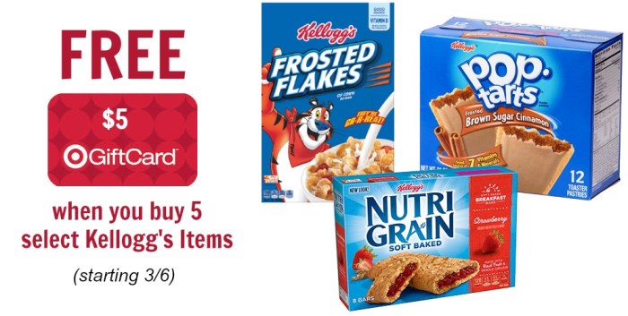 Upcoming Target Kellogg's Offer for 3-6-16