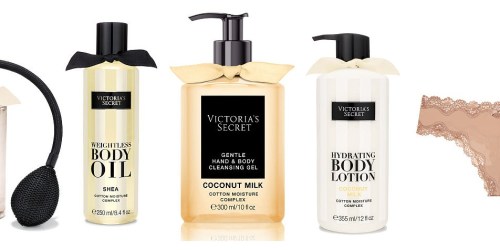 Victoria’s Secret: 4 Full-Size Body Care Products + Lace Panty $17.50 Shipped + Free Reward Card