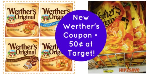 New $1/2 Werther’s Original Caramels Coupon (No Size Limits) = 50¢ Candy at Target + More
