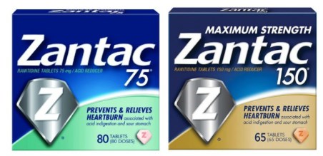 Zantac 75 and Zantac 150