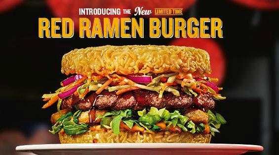 Red Ramen Burger