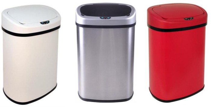13-Gallon Touch-free Sensor Automatic trash cans