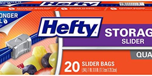 Walgreens: Hefty Slider Bags Only $1.49