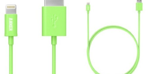 Amazon: Anker Lightning USB Extra Long Apple Charger Cable Only $6.99