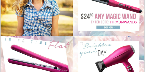 NuMe Mother’s Day Sale: $24.99 Curling Wands & Silhouette Flat Iron + $39.99 Bold Hair Dryer