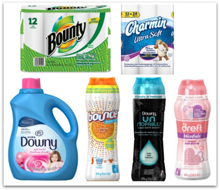 Seven New P&G Coupons (Save On Bounty, Charmin, Downy & More) + Nice ...