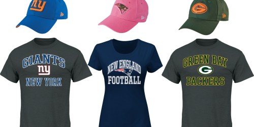 Cabelas.com: Save 75% On Select NFL Gear = $5.75 Caps, $6.25 Tees, $12.50 Hoodies & More