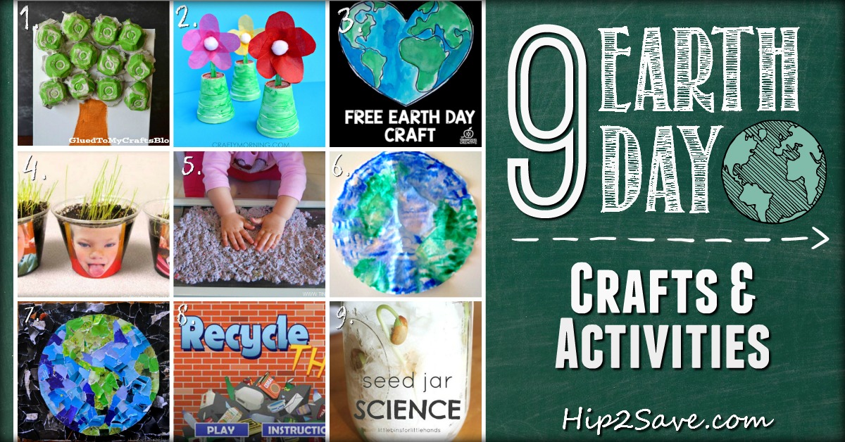 Creative Earth Day Crafts & Activities Hip2Save.com