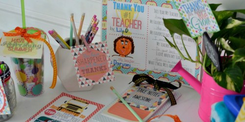 **10 Teacher Gift Ideas w/ Free Printable Gift Tags