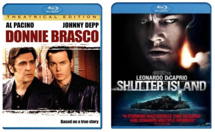 Donnie Brasco and Shutter Island Blu-rays