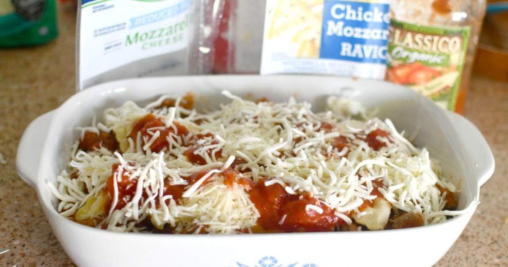 easy 3 ingredient ravioli meal