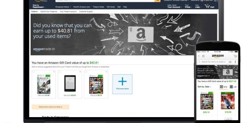 Amazon Trade-In Program: Earn Amazon Gift Cards for Old Phones, Books, DVD’s & More