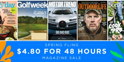 Select Magazine Subscriptions Only $4.80 Per Year (Rachael Ray, Golfweek, Saveur & More)