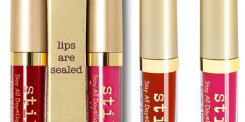 Stila Cosmetics: Extra 25% Off + FREE Shipping (Today Only) = Lipstick Duo Just $12 Shipped
