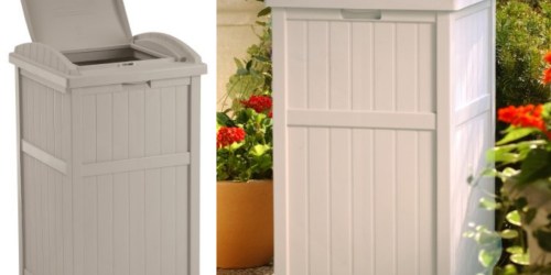 Amazon: Suncast Outdoor Trash Hideaway Only $25.30 (+ Storage Seat Still Available – New Link!)