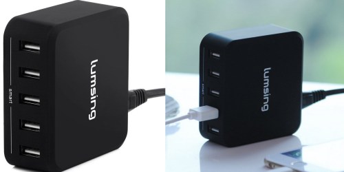 Amazon: Lumsing 5-Port Desktop USB Charger Only $8.99 (Regularly $49.99)