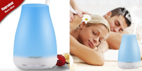 Amazon: URPOWER Essential Oil Diffuser Cool Mist Humidifier Only $19.99 (Reg. $49.99)