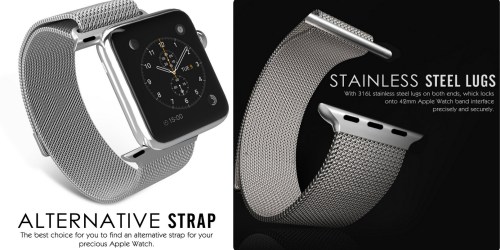 Amazon: Stainless Steel Strap for Apple Watch 38mm or 42mm ONLY $9.99 (Regularly $36.99)