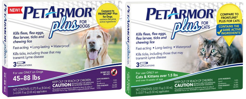 High Value 5/1 PetArmor Plus Coupon = Only 9.69 at Walmart or Target