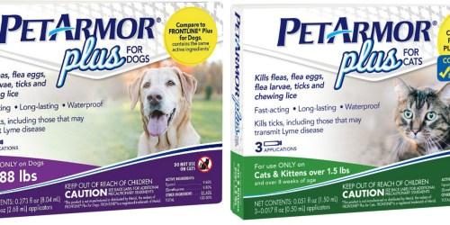 High Value $5/1 PetArmor Plus Coupon = Only $9.69 at Walmart or Target (Regularly $29.97)