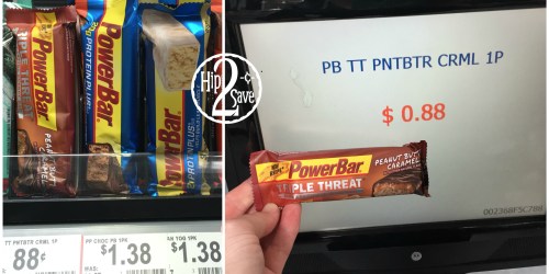 New PowerBar Single Bars Coupons = PowerBar Triple Threat Bars Just 38¢ Each at Walmart