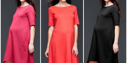 Gap.com: Extra 25% Off Purchase = Maternity A-Line Swing Dress Only $14.99 (Reg. $59.95)