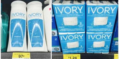 New $0.25/1 Ivory Body Wash or Bar Soap Coupon = Body Wash Just 72¢ Each at Walmart + More